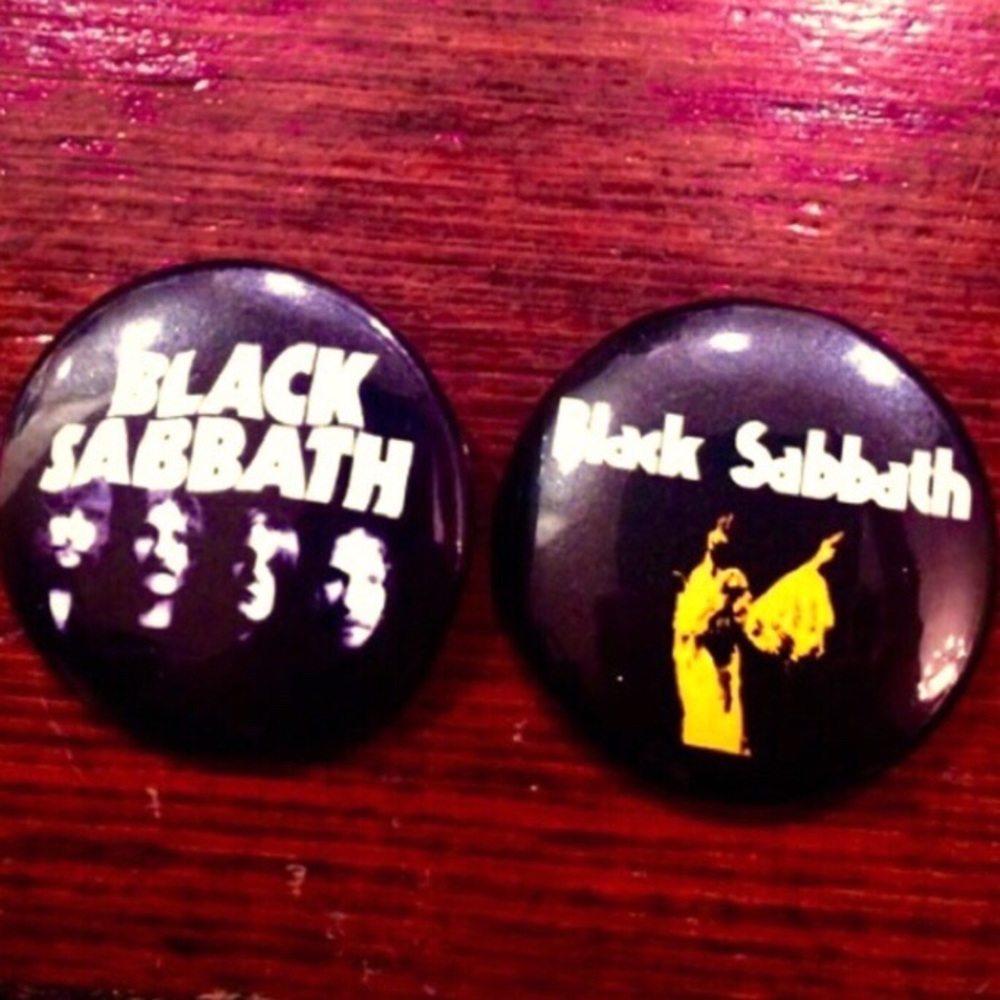 Black Sabbath Button Set